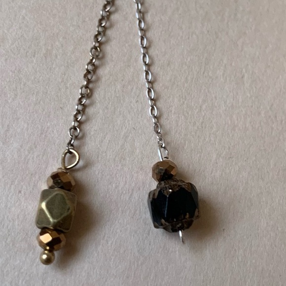 Lovely Star Vtg Cathedral Drop Earrings - Picture 9 of 11